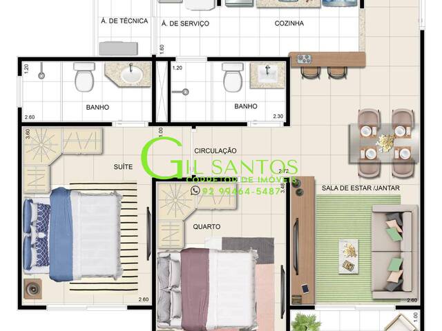 #501 - Apartamento para Venda em Manaus - AM - 2