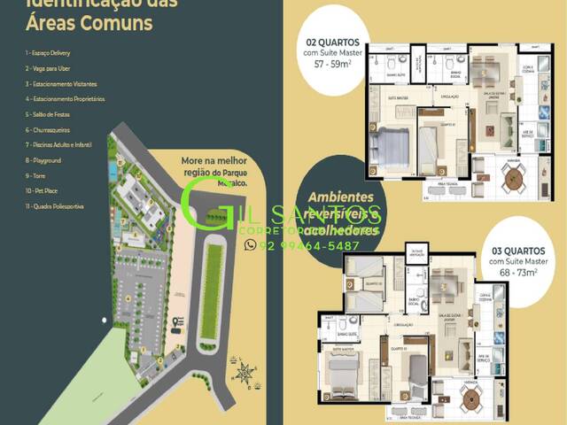 #503 - Apartamento para Venda em Manaus - AM - 3